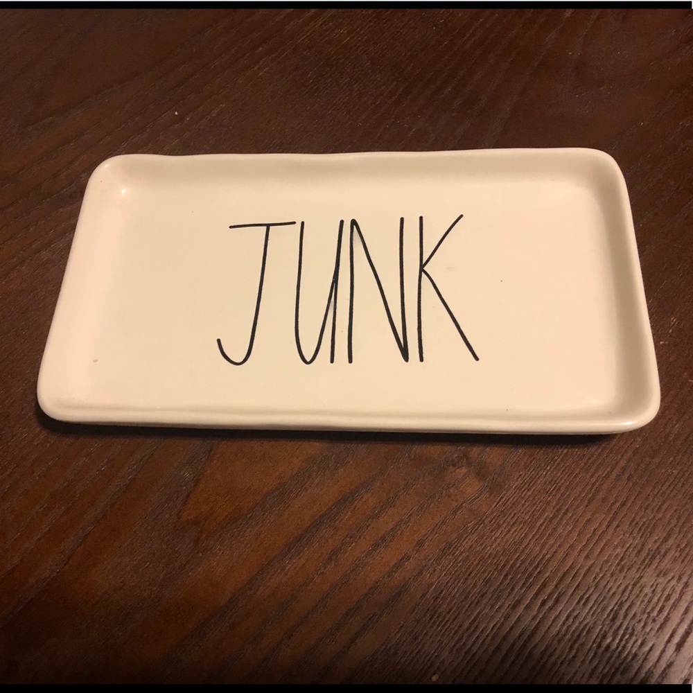 Rae Dunn “JUNK” tray